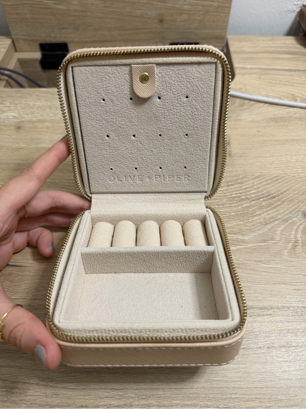 olive + piper jewelry case